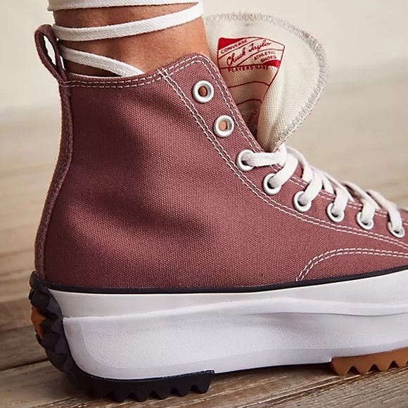 Converse Womens Run Star Hike Hi Saddle A00852C - Picture 3 of 8